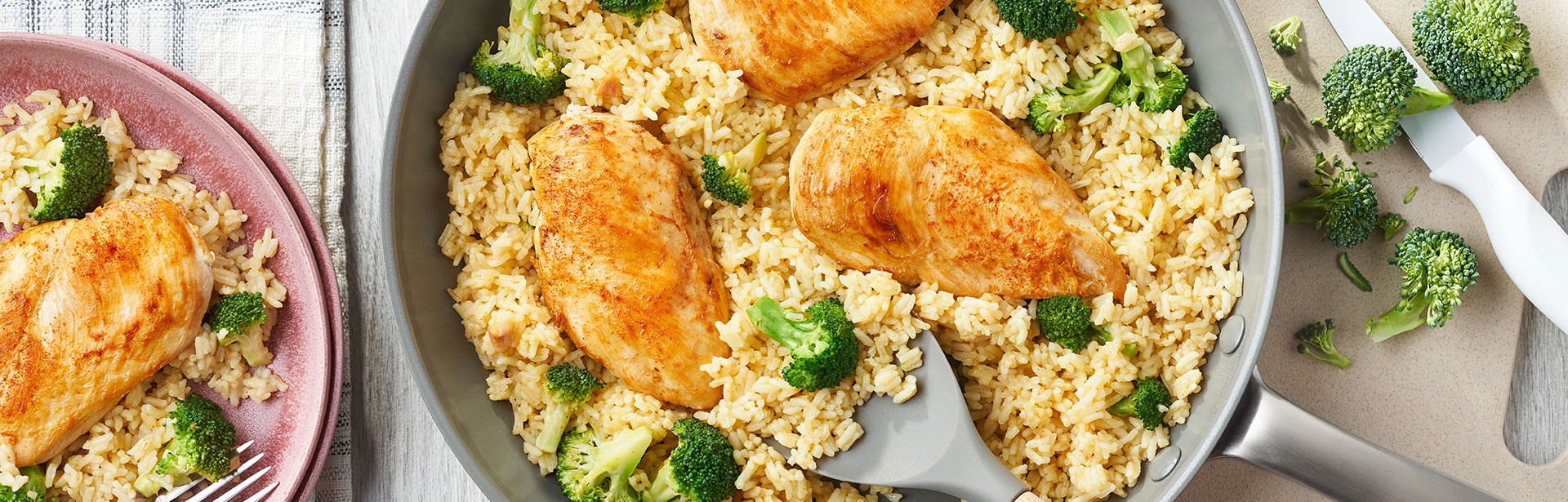 15 Minute Chicken & Rice Recipe Image
