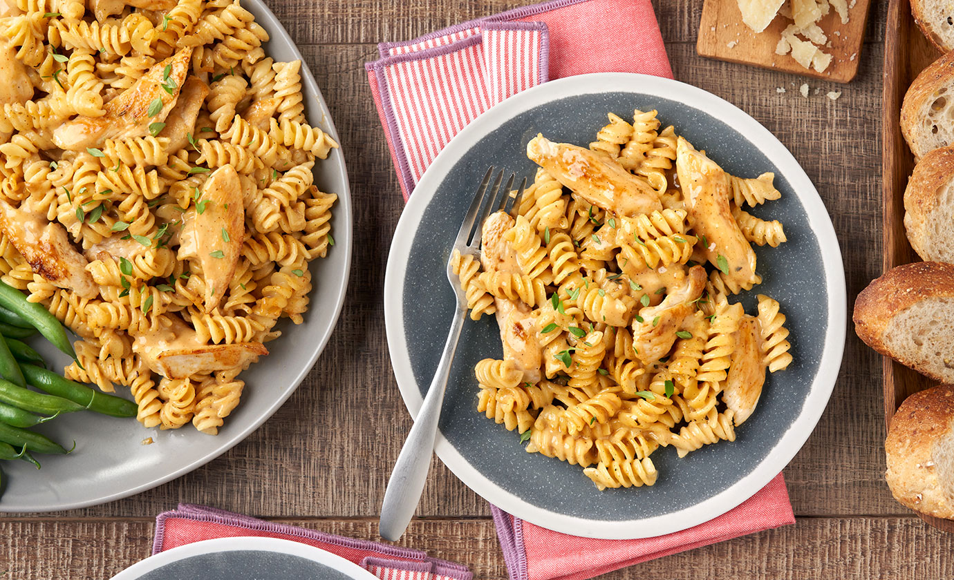 Creamy Chili Chicken Pasta - Campbell's Stretchable Recipes [Dev]