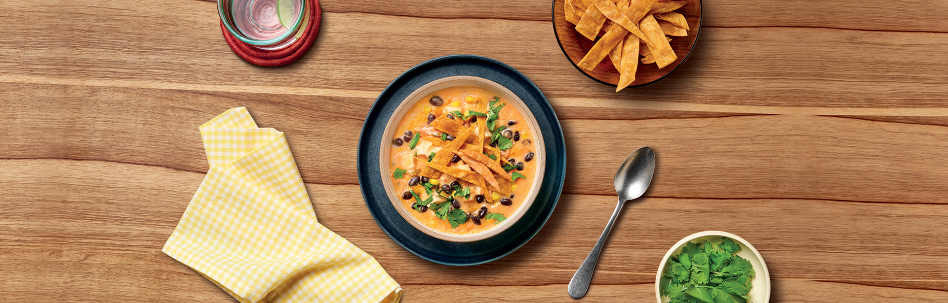 Slow Cooker Chicken Tortilla Soup Campbell's Stretchable Recipes [Dev]